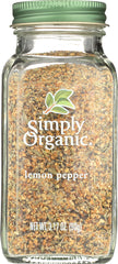 SIMPLY ORGANIC: Lemon Pepper Seasoning, 3.17 Oz