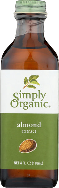 SIMPLY ORGANIC: Extract Almond Organic, 4 fl oz