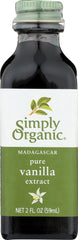 SIMPLY ORGANIC: Madagascar Pure Vanilla Extract Farm Grown, 2 Oz