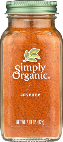 SIMPLY ORGANIC: Cayenne Pepper, 2.89 oz