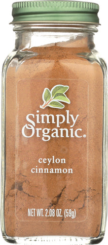 SIMPLY ORGANIC: Cinnamon Ceylon Organic, 2.08 oz