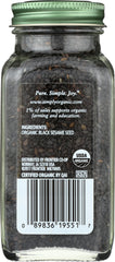 SIMPLY ORGANIC: SEASONING SDS BLCK SSME (3.280 OZ)