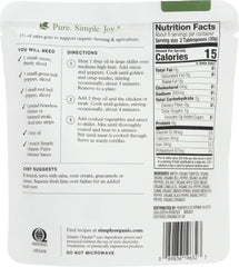 SIMPLY ORGANIC: Sauce Fajita Simmer Organic, 8 oz