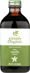 SIMPLY ORGANIC: Madagascar Pure Vanilla Extract, 8 oz