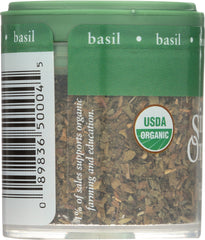 SIMPLY ORGANIC: Basil Leaf Sweet Cut & Sifted, .18 oz