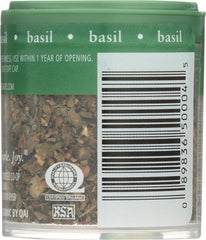 SIMPLY ORGANIC: Basil Leaf Sweet Cut & Sifted, .18 oz