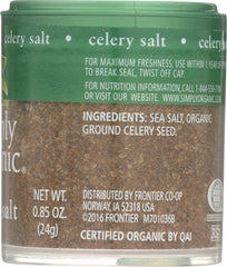 SIMPLY ORGANIC: Mini Celery Salt Organic, .85 oz