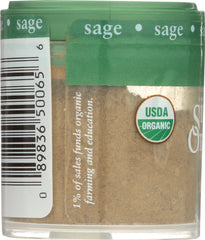 SIMPLY ORGANIC: Mini Sage Ground, .21 oz