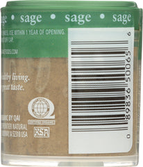 SIMPLY ORGANIC: Mini Sage Ground, .21 oz