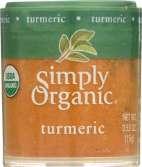 SIMPLY ORGANIC: Mini Ground Turmeric, .53 oz