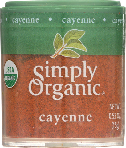 SIMPLY ORGANIC: Mini Cayenne Pepper Ground, .53 oz