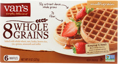 VAN'S: 8 Whole Grains Multi Grain Waffles, 8 oz