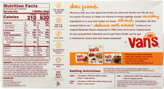 VANS: Gluten Free Waffles Totally Original, 9 oz