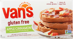 VAN'S: Natural Gluten Free Apple Cinnamon Waffles, 9 oz