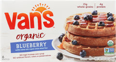 VAN'S: Whole Grain Organic Blueberry Waffles, 8.5 oz