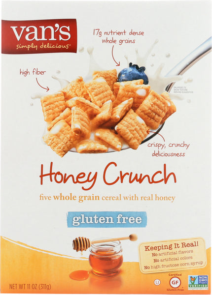 VANS: Natural Foods Honey Crunch Cereal Gluten Free, 11 Oz