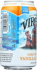 VIRGILS: Zero Sugar Soda Vanilla Cream 6-12 fl oz, 72 fl oz