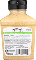 ANNIE'S NATURALS: Organic Horseradish Mustard, 9 oz