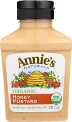 ANNIES HOMEGROWN: Organic Honey Mustard, 9 oz