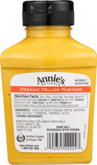 ANNIE'S NATURALS: Organic Yellow Mustard, 9 oz