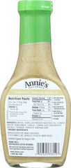 ANNIE'S NATURALS: Organic Green Garlic Dressing, 8 oz