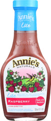 ANNIES HOMEGROWN: Lite Raspberry Vinaigrette Dressing, 8 oz