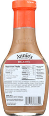 ANNIE'S NATURALS: Dressing Balsamic Vinaigrette, 8 oz