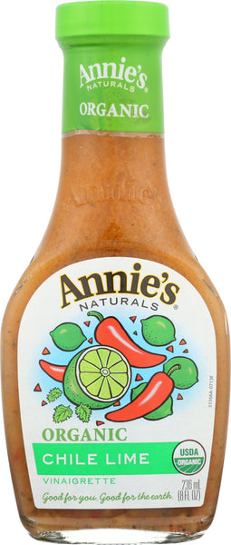 ANNIESNAT: Dressing Chile Lime Vinegar Organic, 8 oz