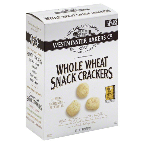 WESTMINSTER: Whole Wheat Snack Crackers, 8 oz