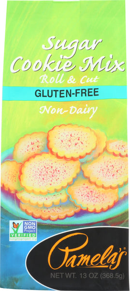 PAMELAS: Mix Gluten Free Cookie Sugar, 13 oz