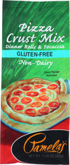 PAMELAS: Pizza Crust Mix Gluten Free 11.29 Oz