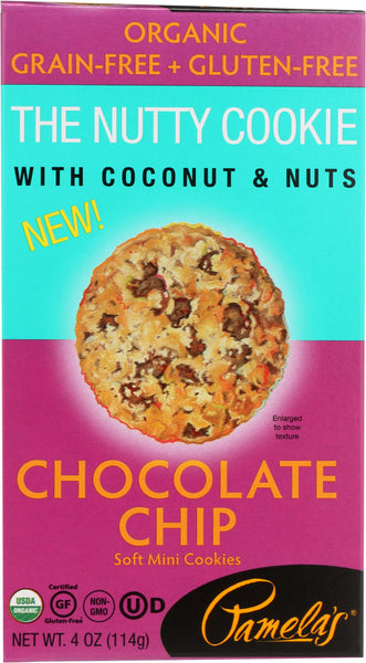 PAMELAS: The Nutty Cookie Chocolate Chip, 4 Oz