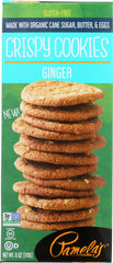 PAMELAS: Ginger Crispy Cookies, 6 Oz