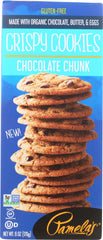 PAMELAS: Crispy Cookies Chocolate Chunk, 6 oz