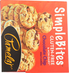 PAMELA'S PRODUCTS: Gluten Free Simplebites Mini Cookies Chocolate Chip, 7 oz