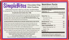 PAMELA'S PRODUCTS: Gluten Free Simplebites Mini Cookies Chocolate Chip, 7 oz