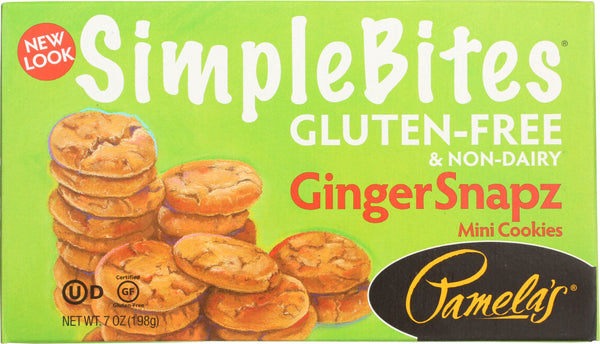 PAMELA'S PRODUCTS: Simplebites Ginger Mini Snapz, 7 oz