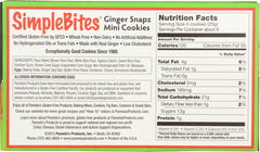 PAMELA'S PRODUCTS: Simplebites Ginger Mini Snapz, 7 oz