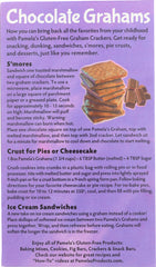 PAMELAS: Graham Gluten Free Chocolate Traditional, 7.5 oz