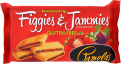 PAMELA'S: Gluten-Free Figgies & Jammies Extra Large Cookies Strawberry & Fig, 9 oz