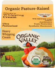 ORGANIC VALLEY: Organic Ultra Pasteurized Heavy Whipping Cream, 8 oz