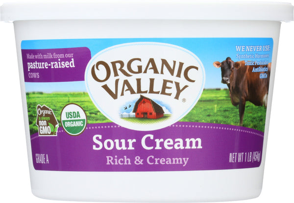 ORGANIC VALLEY: Organic Sour Cream, 16 oz