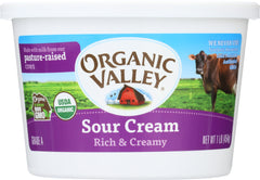 ORGANIC VALLEY: Organic Sour Cream, 16 oz