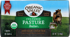 ORGANIC VALLEY: Cultured Pasture Butter Lightly Salted, 1 lb