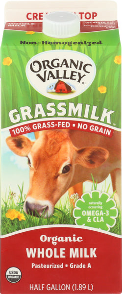 ORGANIC VALLEY:  Whole Grassmilk, 64 oz