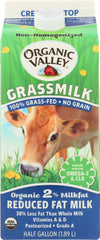ORGANIC VALLEY: Grassmilk 2% Milk Fat, 64 oz