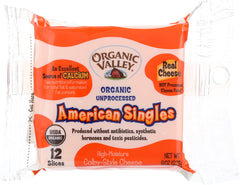 ORGANIC VALLEY: American Singles High Moisture Colby Style Cheese, 8 oz