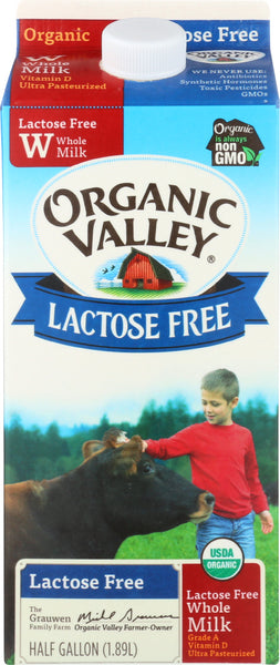 ORGANIC VALLEY: Lactose-Free Whole Milk, 64 oz
