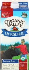 ORGANIC VALLEY: Lactose-Free Whole Milk, 64 oz