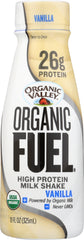 ORGANIC VALLEY: Milk Shake High Protein Vanilla, 11 oz